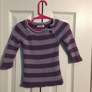 Circo purple striped sweater preloved